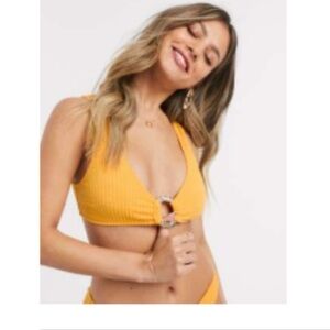 New look crinkle bikini top and bikini bottom